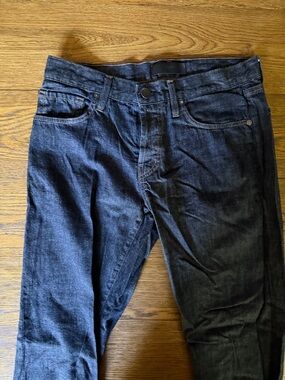 J Brand Men's Slim Straight Jeans — Dark Blue Indigo